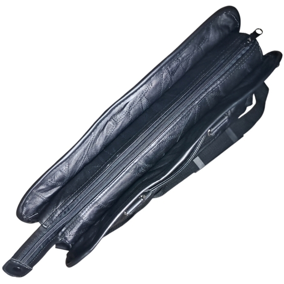 Genuine Leather Messenger Briefcase Bag/Organizer Large Capacity - Picture 12 of 16